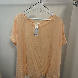 Peach Women's Top